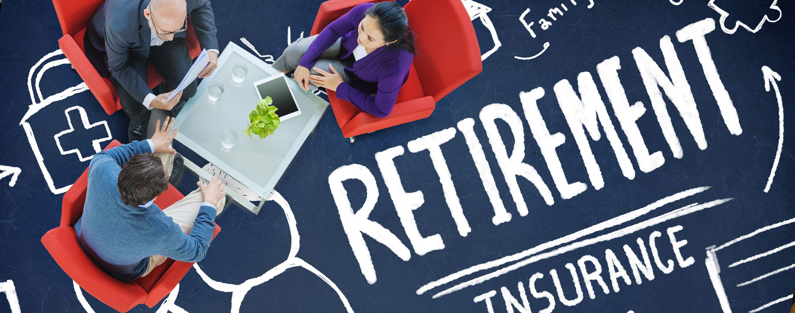 retirement benefits concept