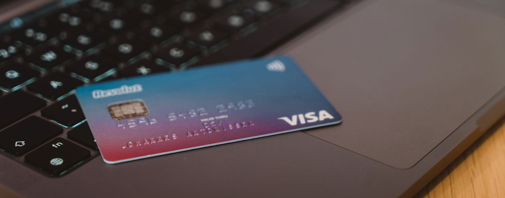 photo of debit card