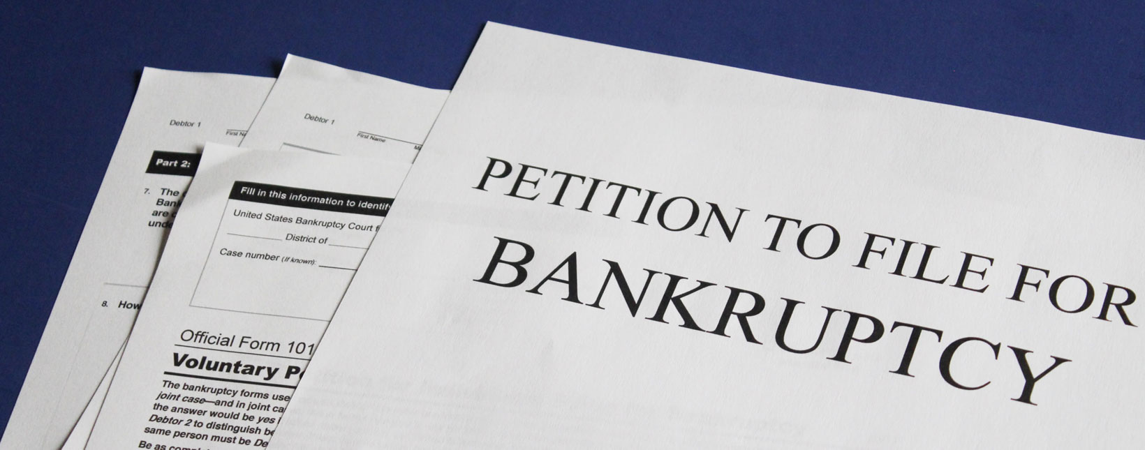 bankruptcy papers